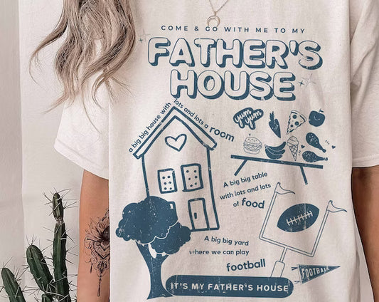 Come and Go with Me To My Father's House DTF Transfer Design