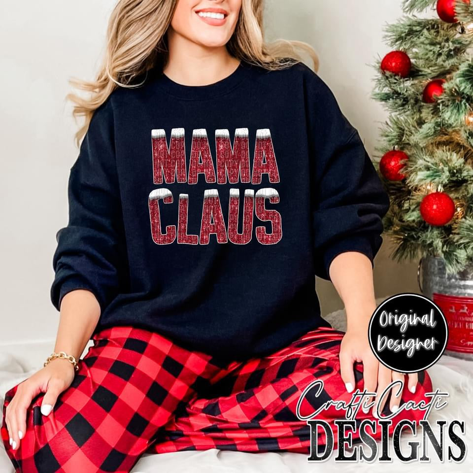 Family Claus DTF Transfer Design