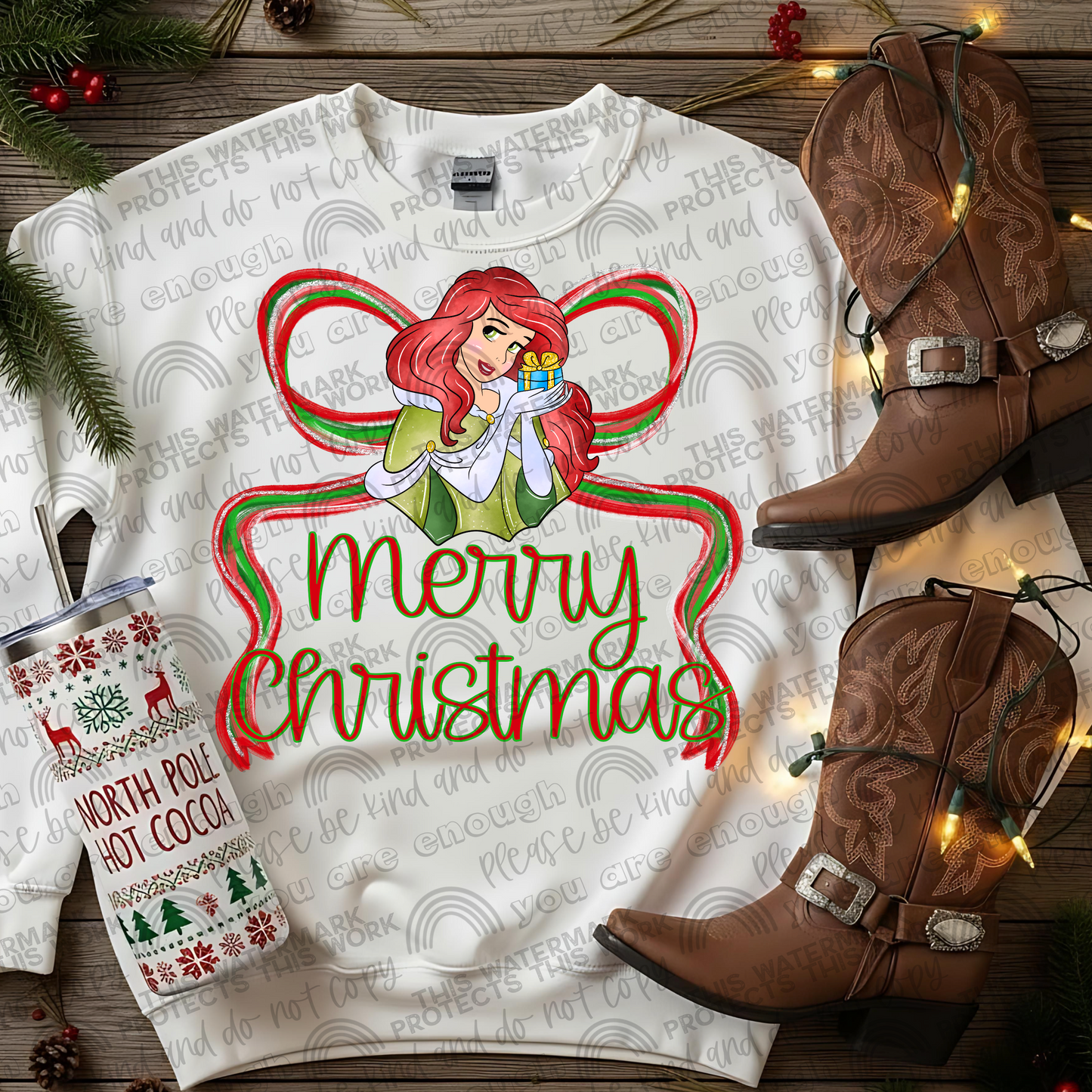 Roblox (multiple characters in listing) Merry Christmas DTF Transfer Design SMB