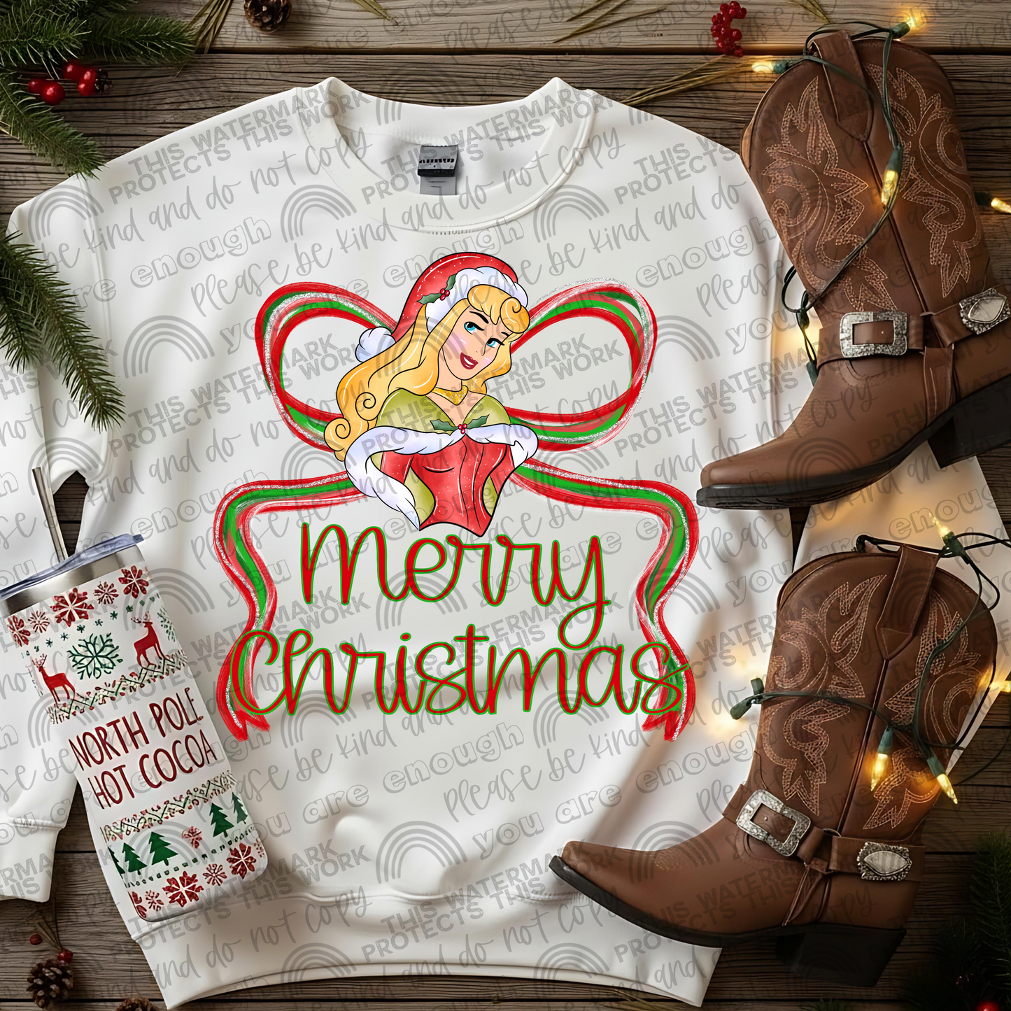 Roblox (multiple characters in listing) Merry Christmas DTF Transfer Design SMB