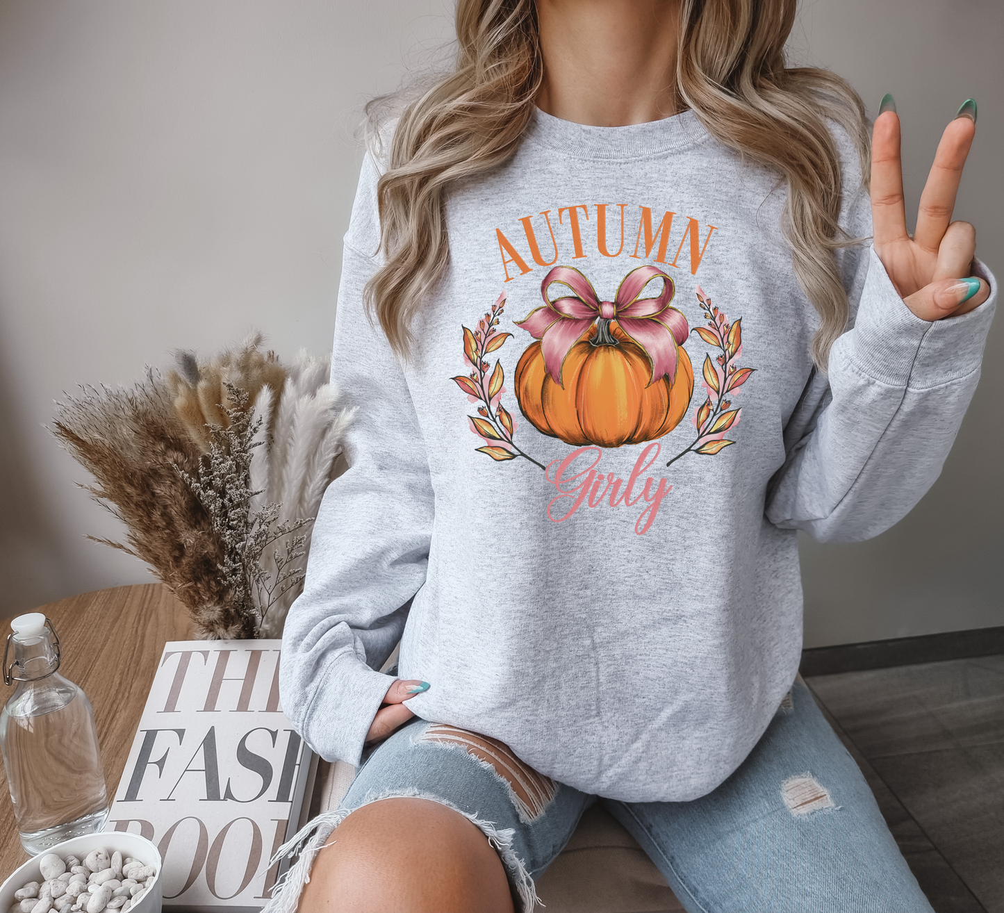 Autumn Girly DTF Transfer Design