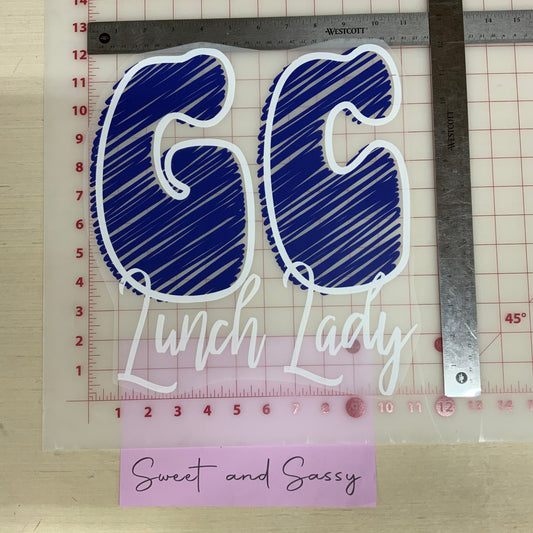 GC Lunch Lady Scribble DTF Transfer