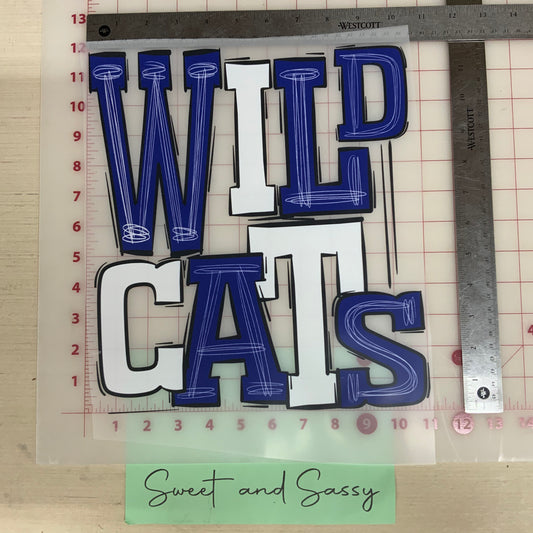 Wildcats Boho DTF Transfer Design