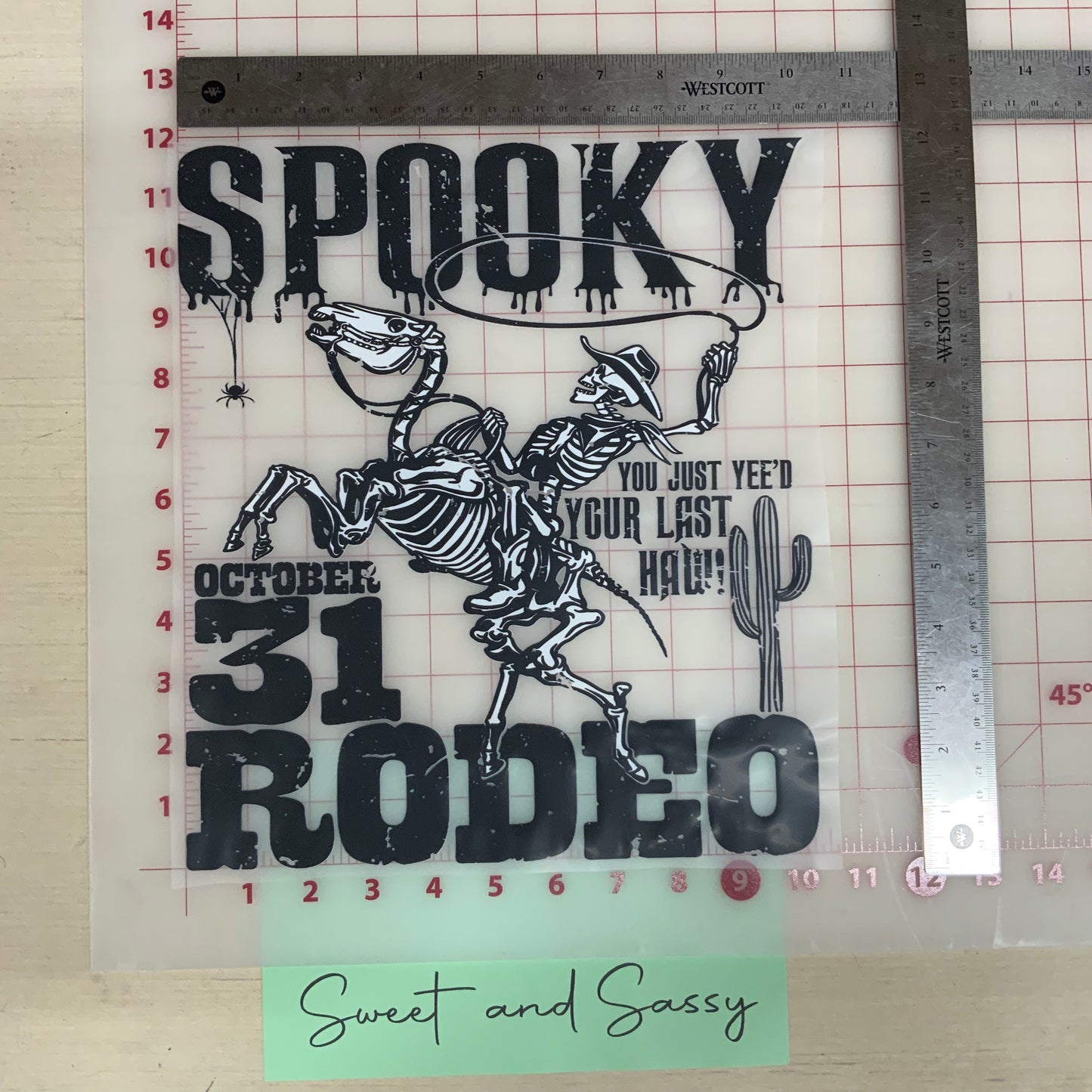 Spooky Rodeo DTF Transfer Design