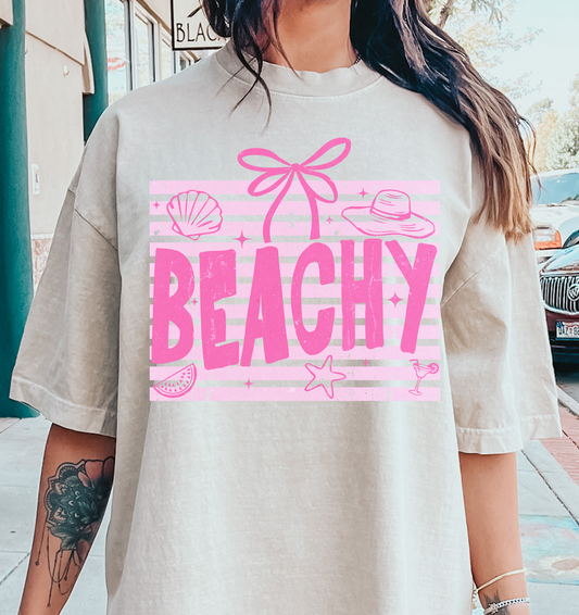 BEACHY Babe  DTF Transfer Design