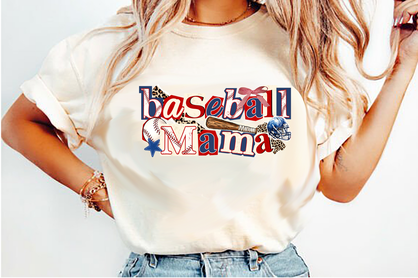 Baseball Mama ransom (2) DTF Transfer Design