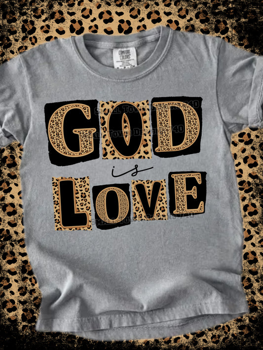 God is Love ransom DTF Transfer Design