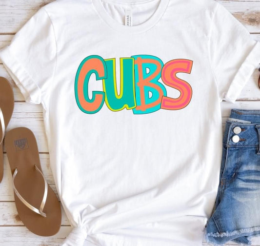 Cubs DTF Transfer Bev