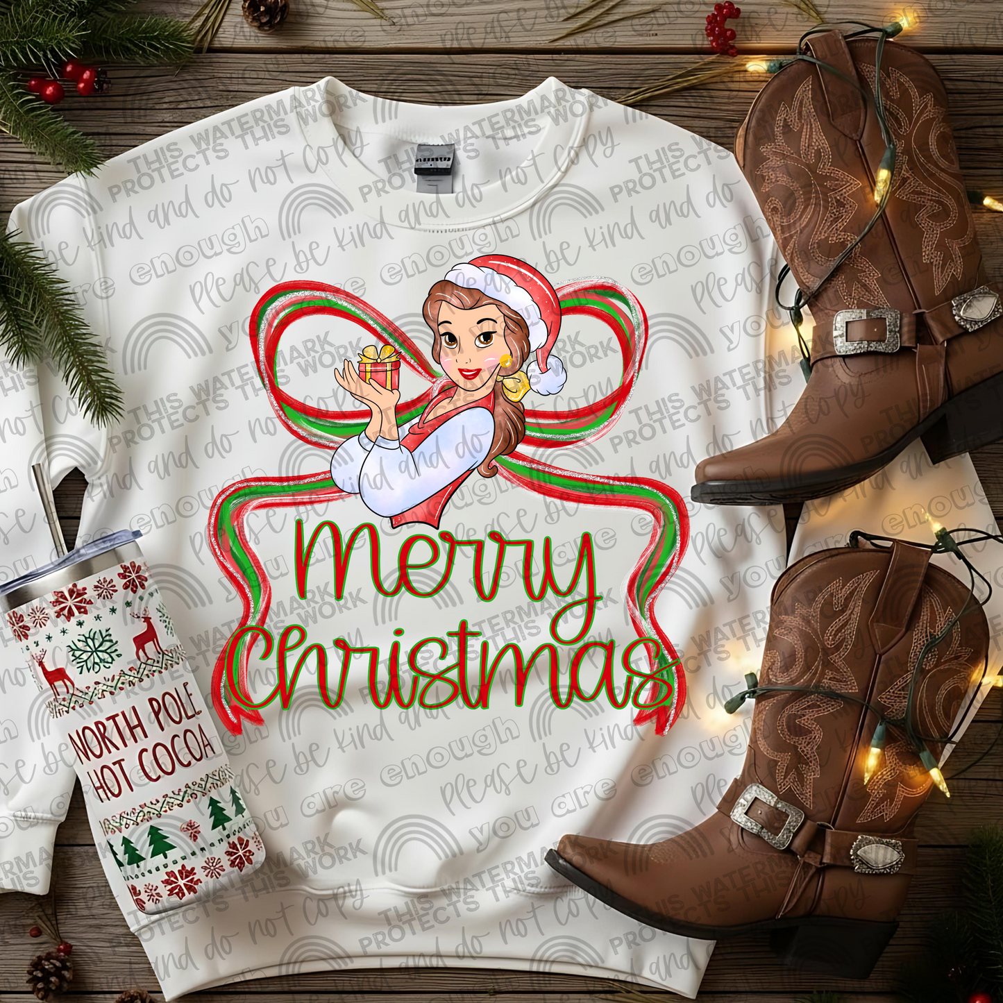 Roblox (multiple characters in listing) Merry Christmas DTF Transfer Design SMB