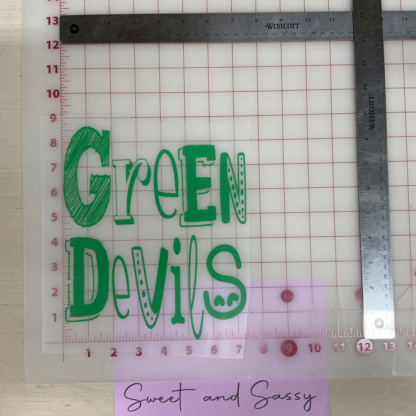 Green Devils  DTF Transfer