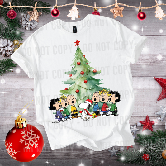 Charlie Brown Christmas tree DTF Transfer Design