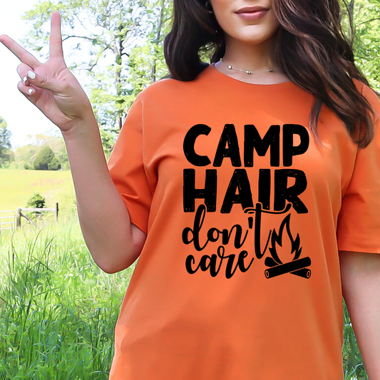 Camp Hair don't care DTF Transfer Design