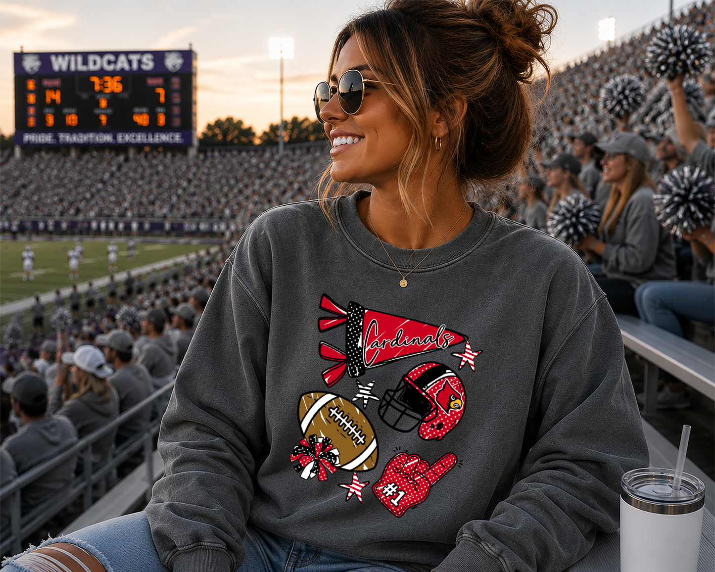 Mascot Friday Night Favorites football DTF Transfer