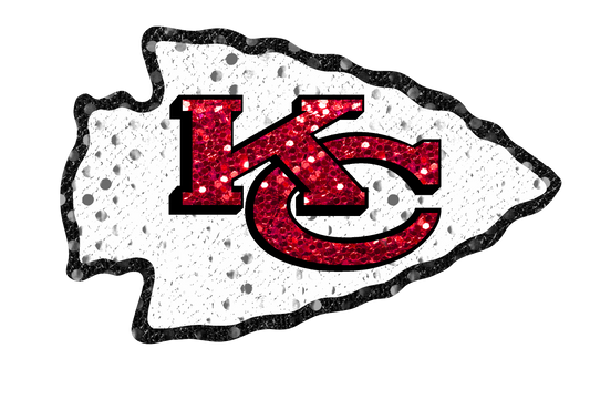 Chiefs Logo Sequin DTF Transfer Design KPI