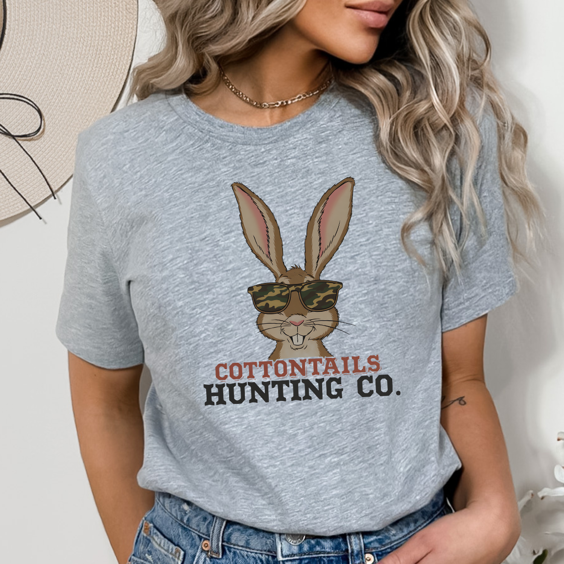 Cotton Tails Hunting Co DTF Transfer Design