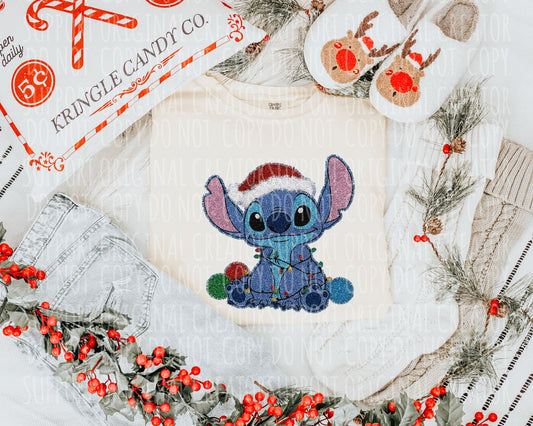 Tinsel Stitch DTF Transfer Design SS