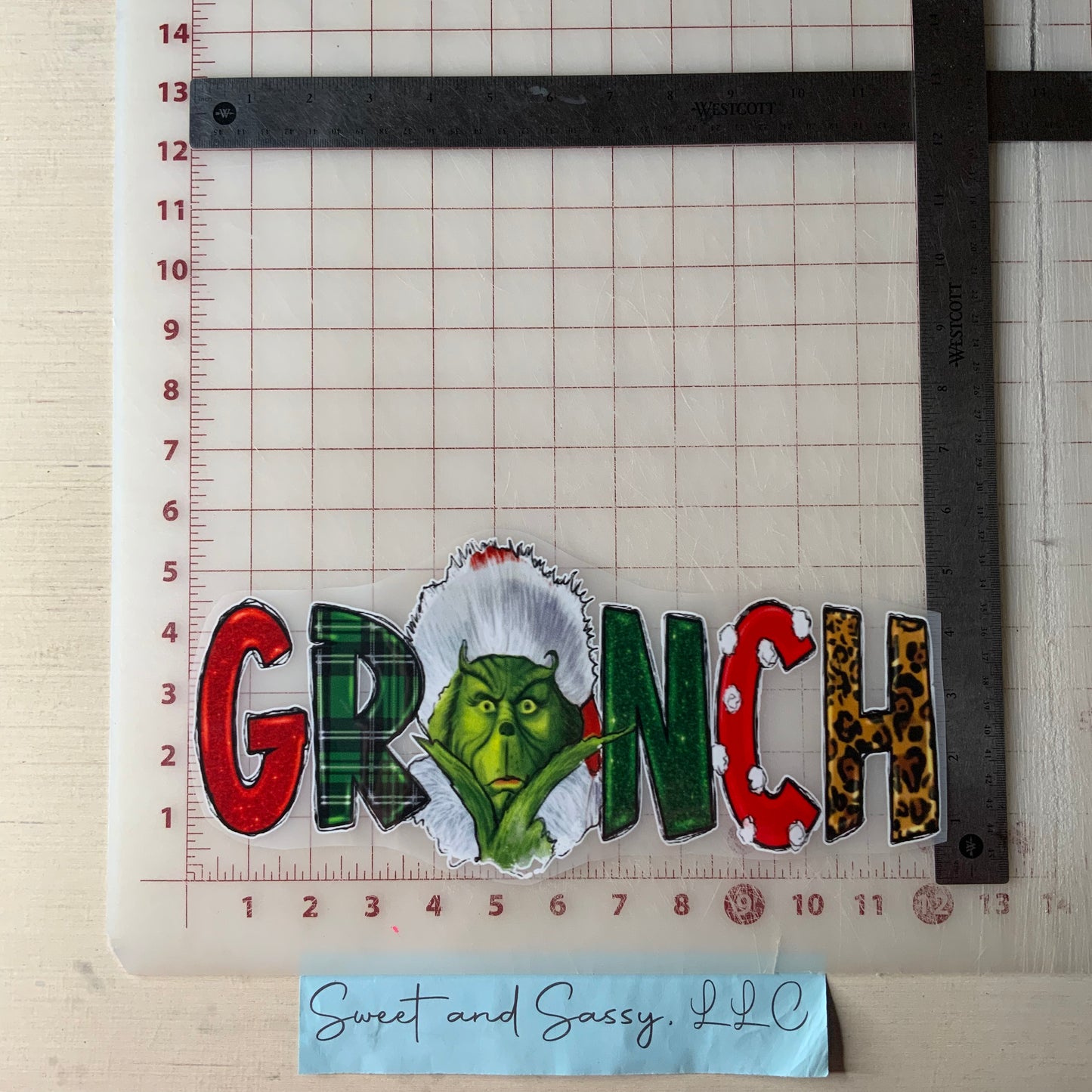 GRINCH DTF Transfer Design