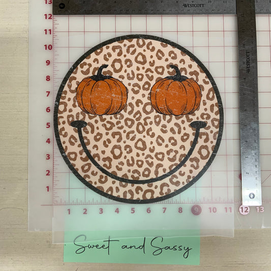 Smiley Pumpkins DTF Transfer Design