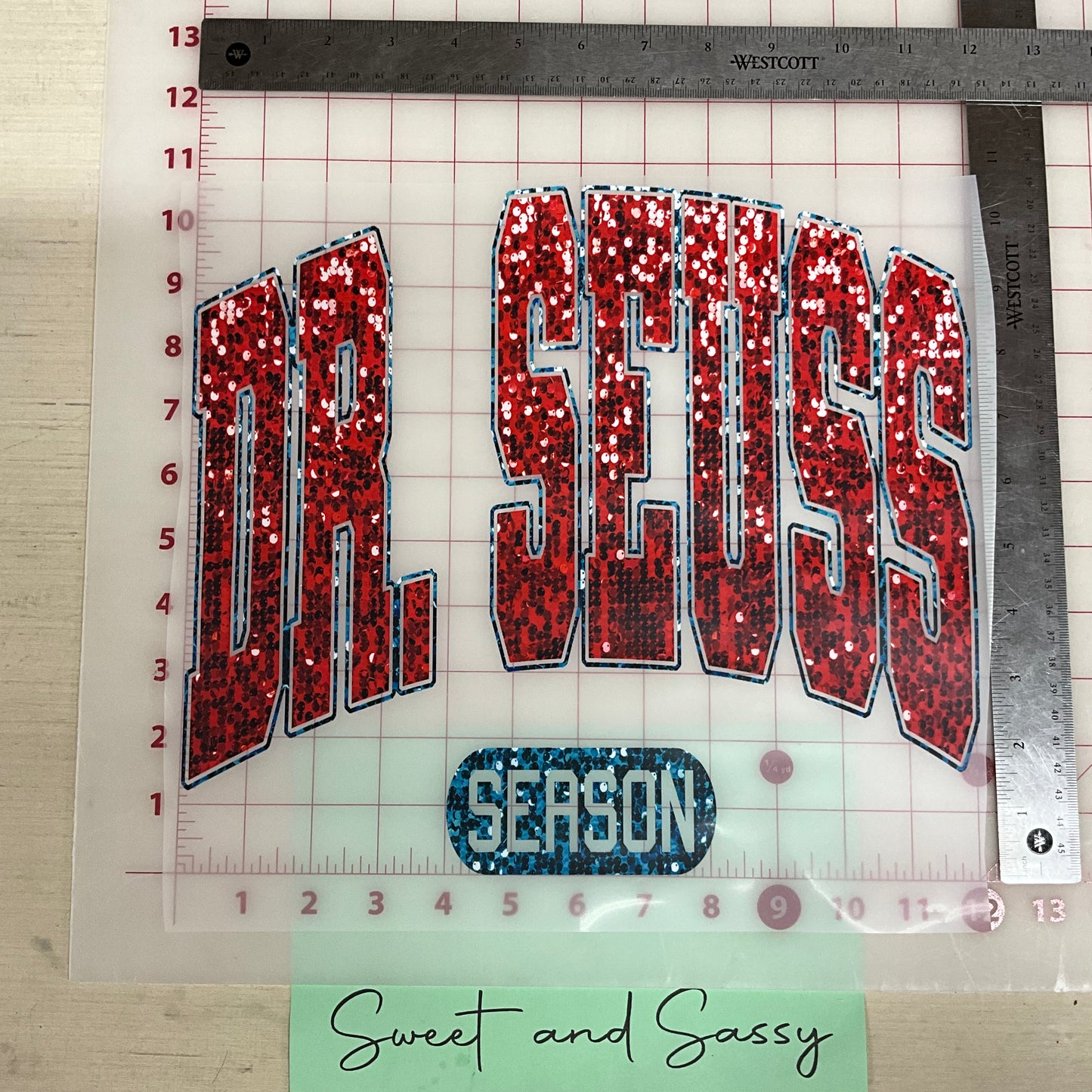 DR SEUSS SEASON DTF Transfer Design