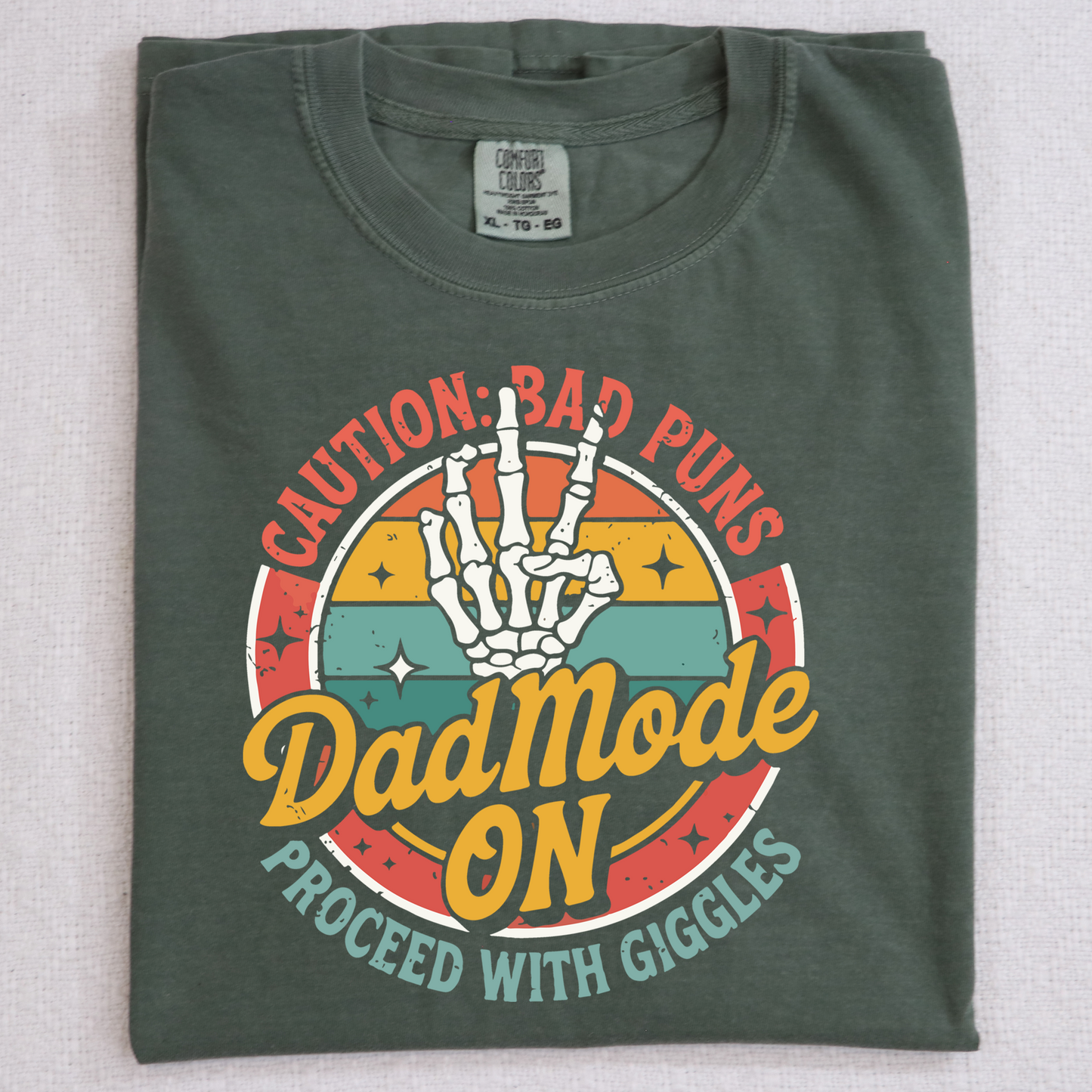 Dad Mode On DTF Transfer Design