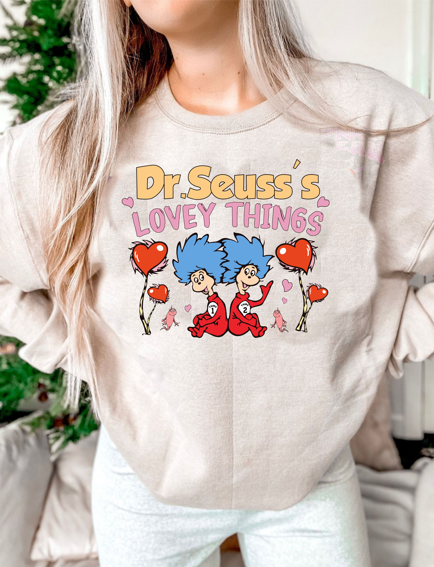 Dr. Seuss Lovey Things DTF Transfer Design