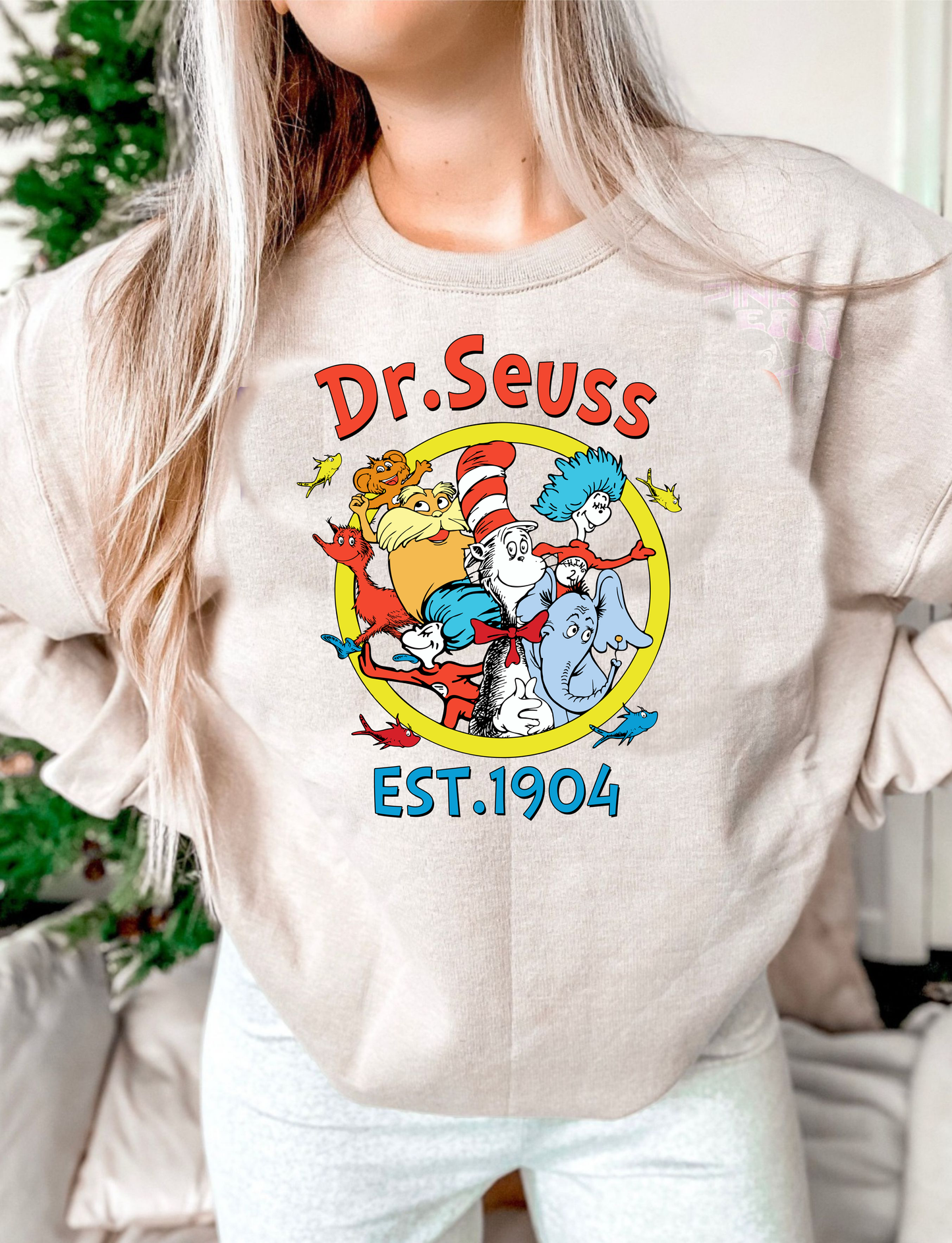 Dr. Seuss est 1904 DTF Transfer Design