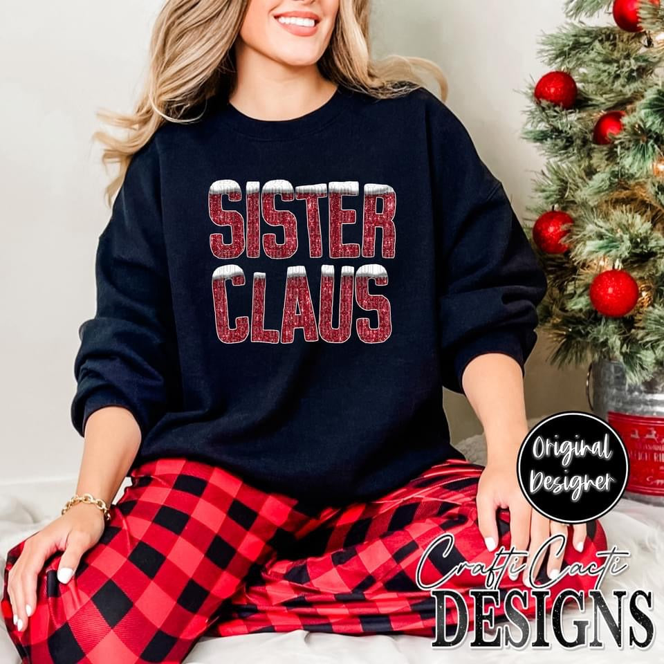 Family Claus DTF Transfer Design