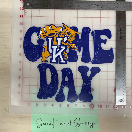 Kentucky Game Day DTF Transfer Design
