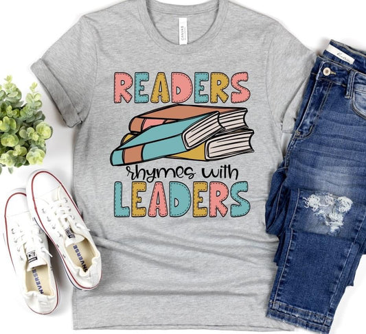 Readers rhymes with Leaders DTF Transfer Design