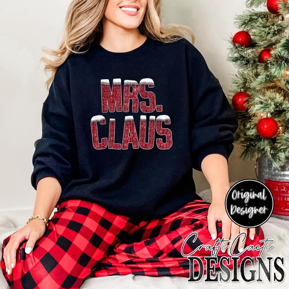 Family Claus DTF Transfer Design