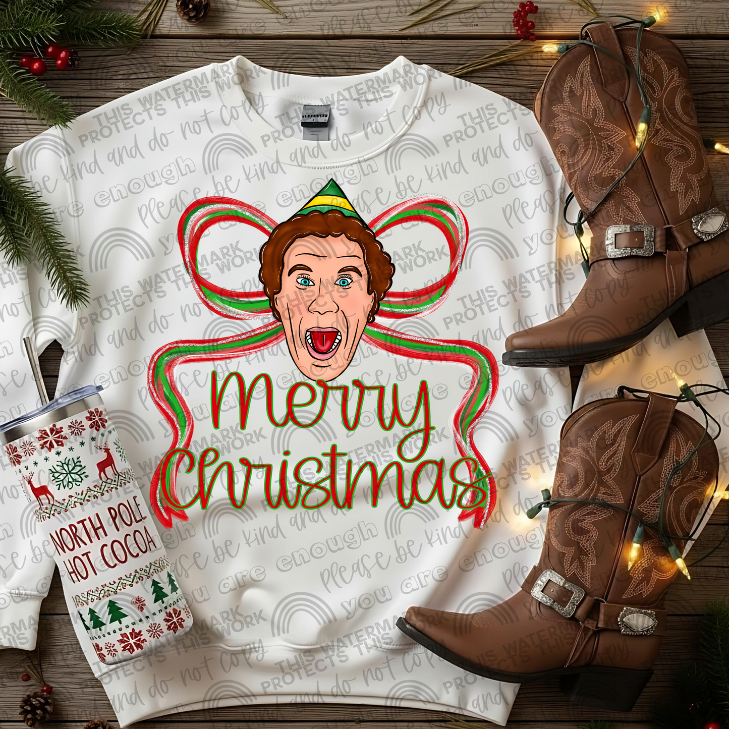 Roblox (multiple characters in listing) Merry Christmas DTF Transfer Design SMB