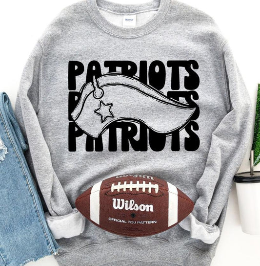 Patriots DTF Transfer Design