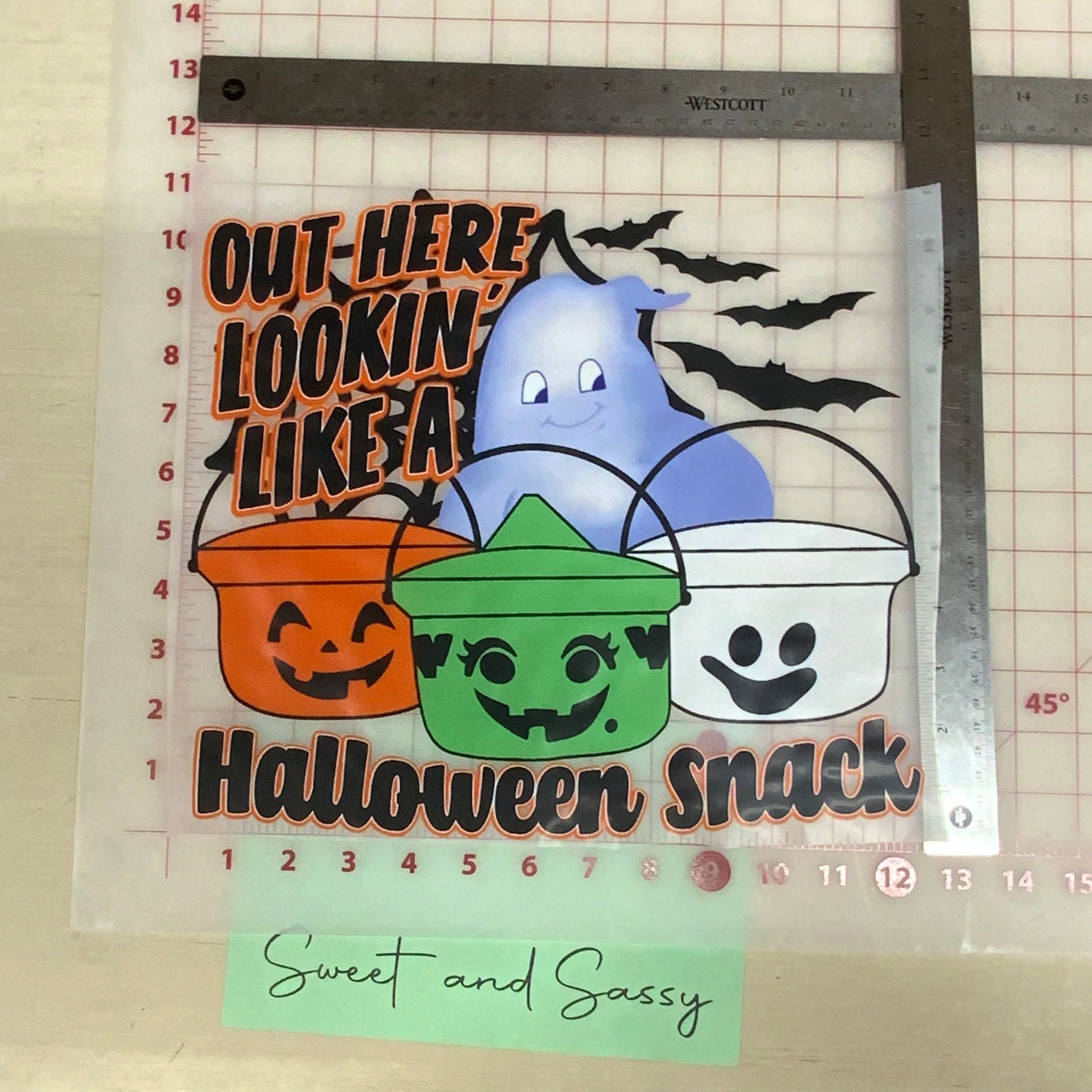 Halloween Snack DTF Transfer Design