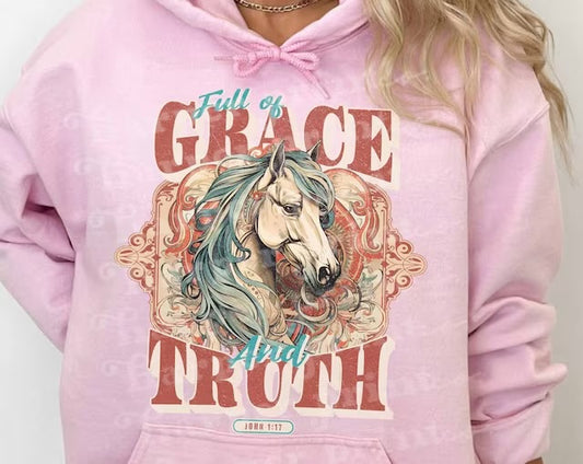 Full of Grace and Truth John 1:17 DTF Transfer Design