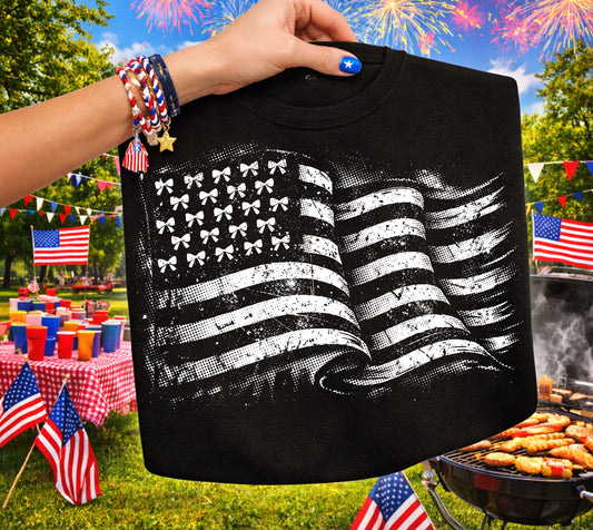 FLAG COQUETTE DTF Transfer design