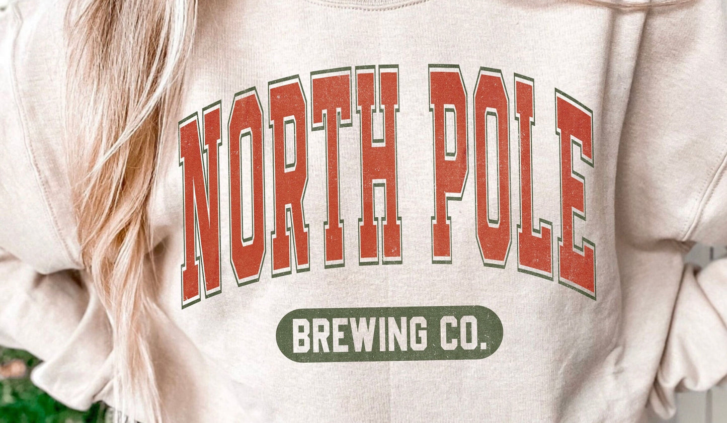 "North Pole Brewing Co" DTF Transfer Design