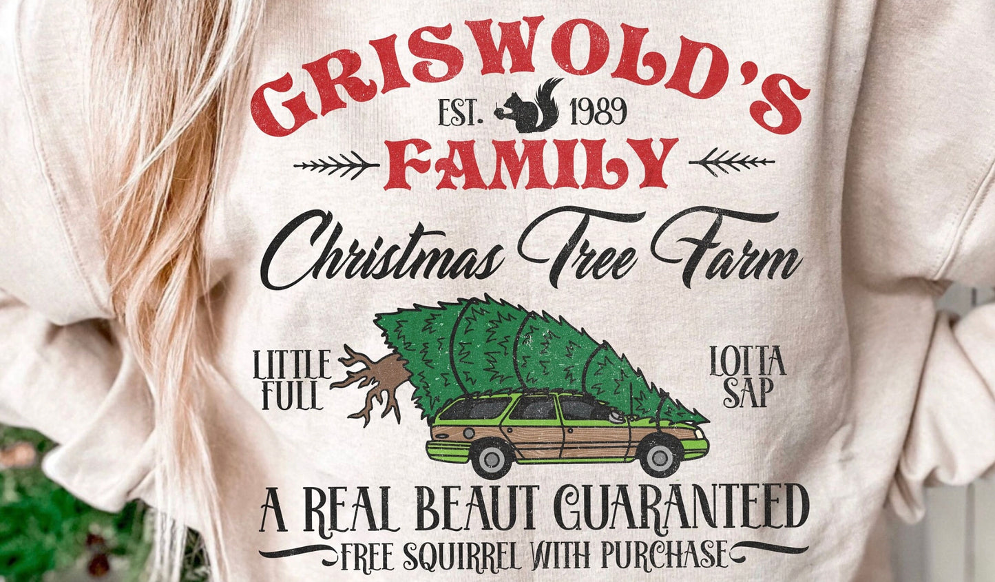 Griswold’s Family Christmas Tree Farm DTF Transfer Design