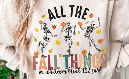 All the Fall Things… whatever they said DTF Transfer Designv