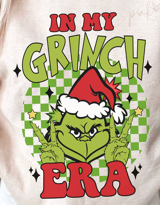 In my Grinch Era DTF Transfer Design