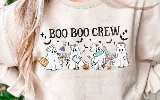 Boo Boo Crew Nurses  DTF Transfer Design