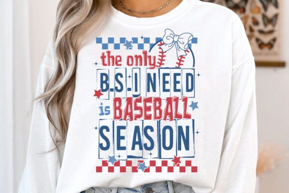 The only BS I need is Baseball Season DTF Transfer Design CF