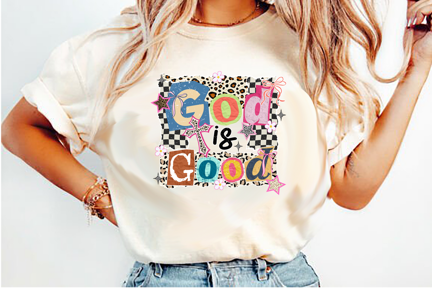 GOD IS GOOD ransom  DTF Transfer Design