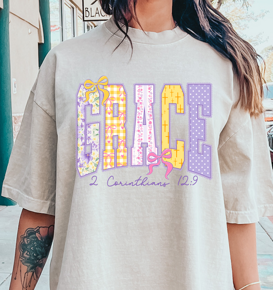 GRACE Corinthians  DTF Transfer Design