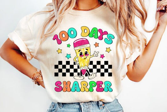 100 Days Sharper DTF Transfer Designs CF