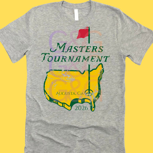 Golf - Masters Tournament 2026  DTF Transfer Design
