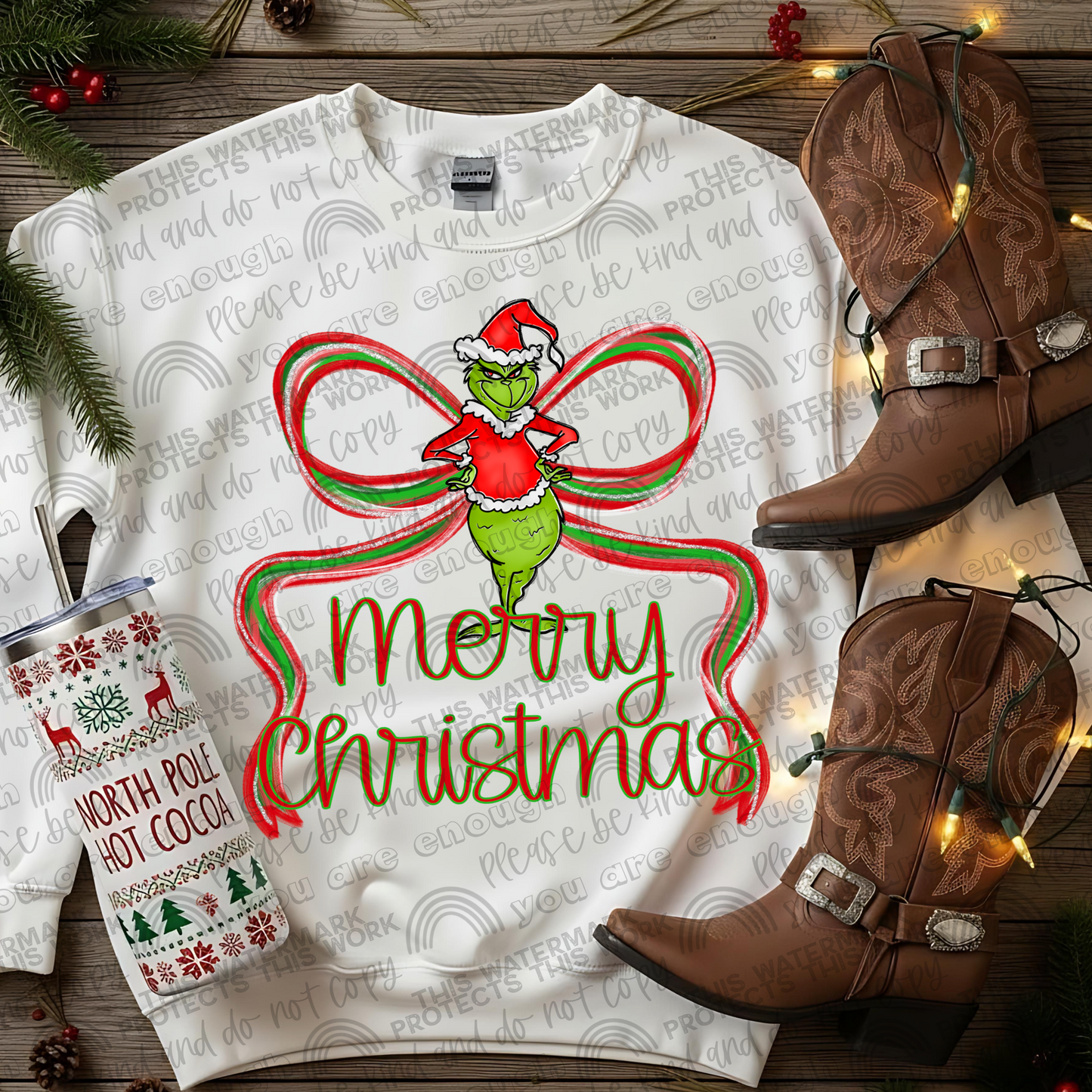 Roblox (multiple characters in listing) Merry Christmas DTF Transfer Design SMB