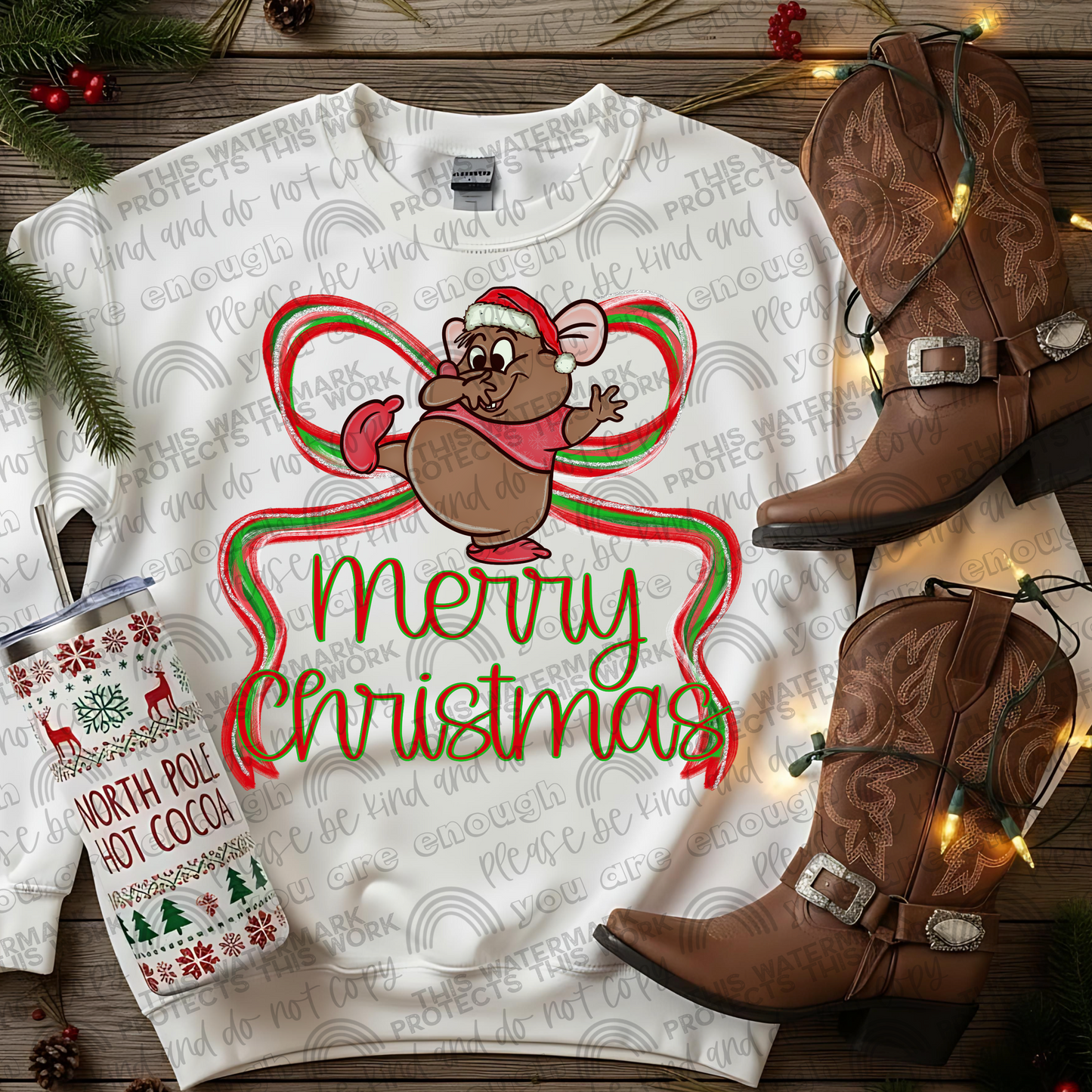 Roblox (multiple characters in listing) Merry Christmas DTF Transfer Design SMB