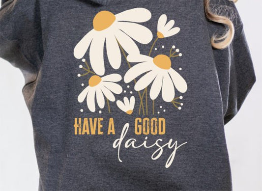 Have a Good Daisy Good Vibes Retro DTF Transfer Design