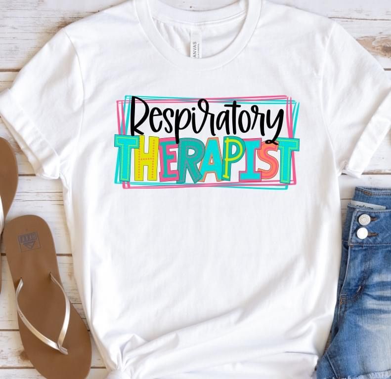 Respiratory Therapist DTF Transfer Design Bev