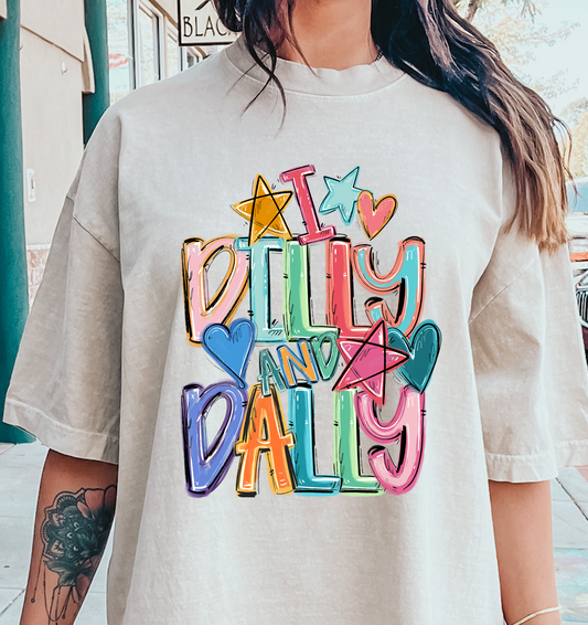 I DILLY AND DALLY  DTF Transfer Design